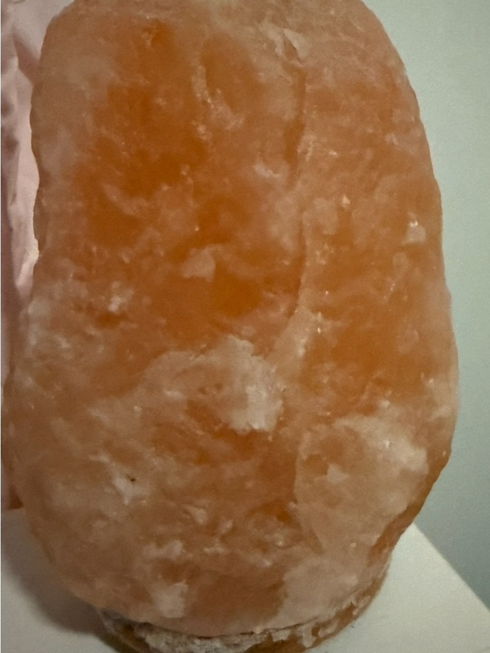 Himalayan Salt Lamp - Natural Orange Crystal Home Accent